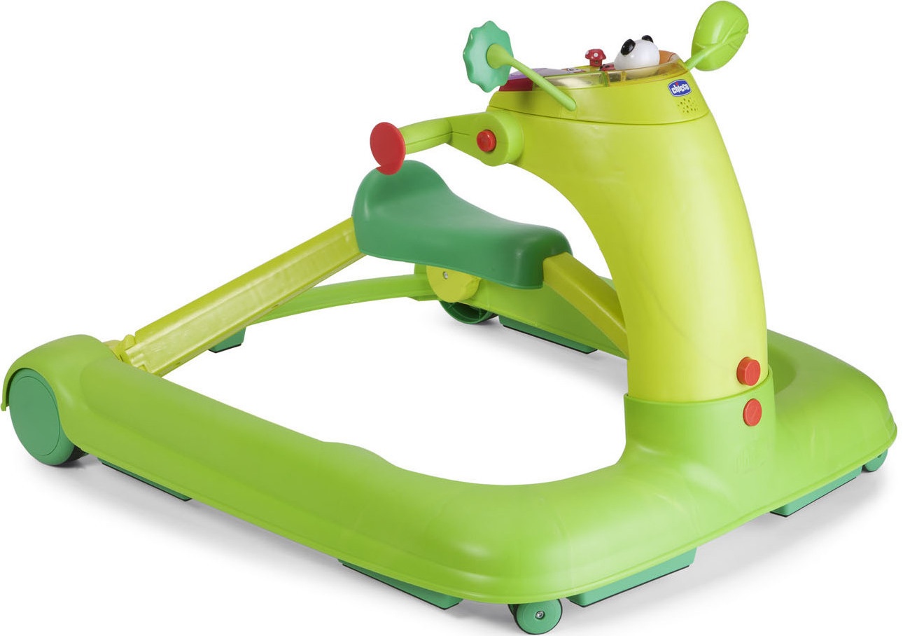 фото Ходунки-каталка Chicco 123 Baby Walker зеленый