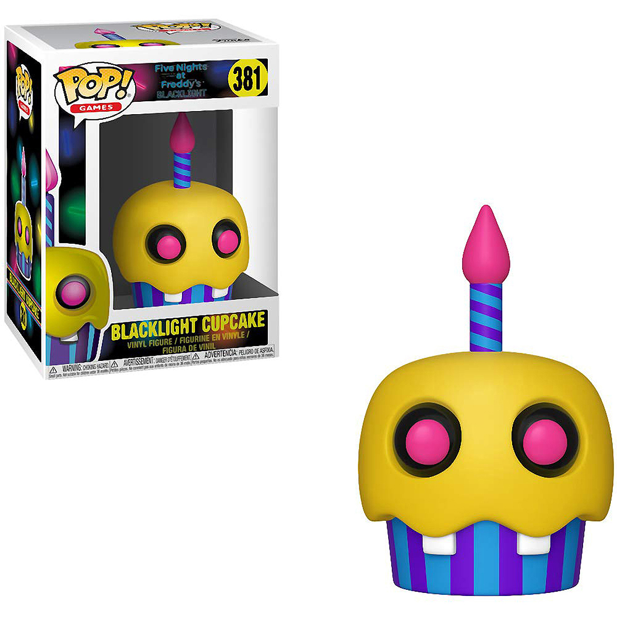 фото Фигурка Funko POP! Vinyl: Games: FNAF Blacklight: Cupcake (Exc) 34135