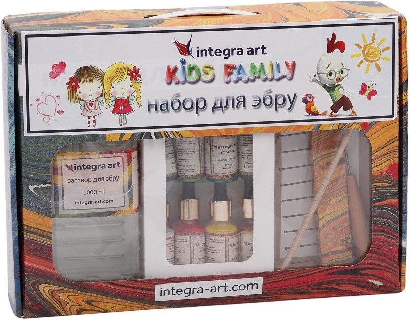 фото Набор для рисования Integra Art Эбру Kids Family