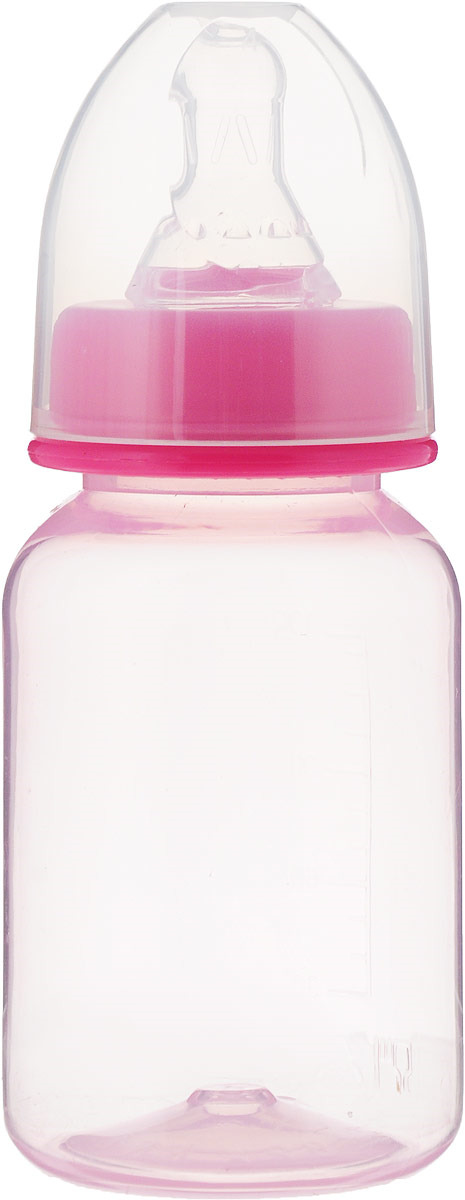 фото Бутылочка для кормления "Курносики", с соской, 11129, цвет в ассортименте, 125 мл