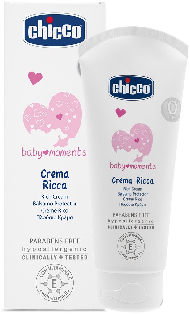 фото Крем питательный Chicco Baby Moments 100 мл, 320614017