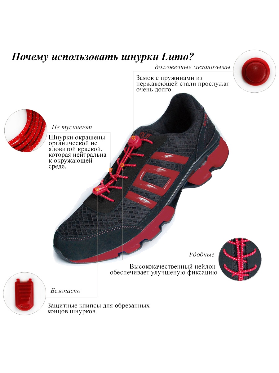 фото Шнурки Lumo LM-LL-02, зеленый