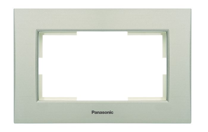 Рамка электроустановочная Panasonic для 2-й розетки, бронза