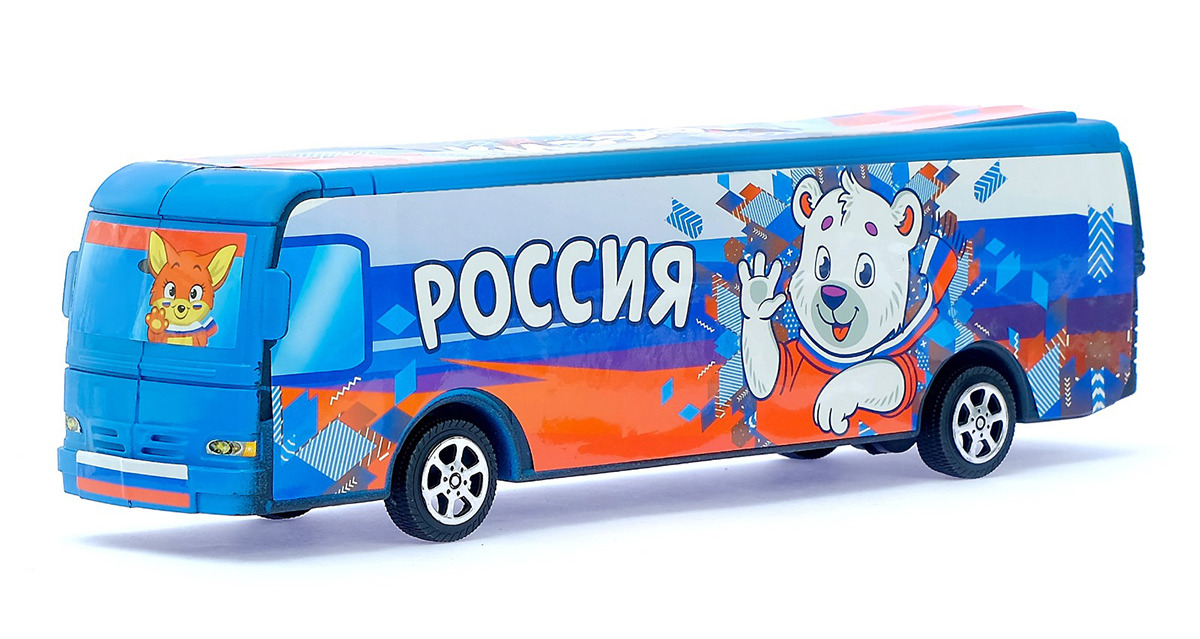 фото Автобус Woow Toys Россия, инерционный, 3527618