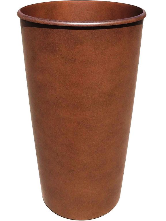 фото Горшок для цветов Le Cone (Ле Коне), диаметр кашпо 28 см, 18,5 литров, дренажная вставка 10 литров, Коричневый, Арт. 1100-25, ТЕК.А.ТЕК