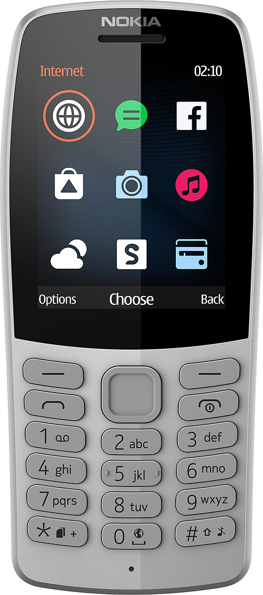 все цены на Мобильный телефон Nokia 210 DS, серый онлайн