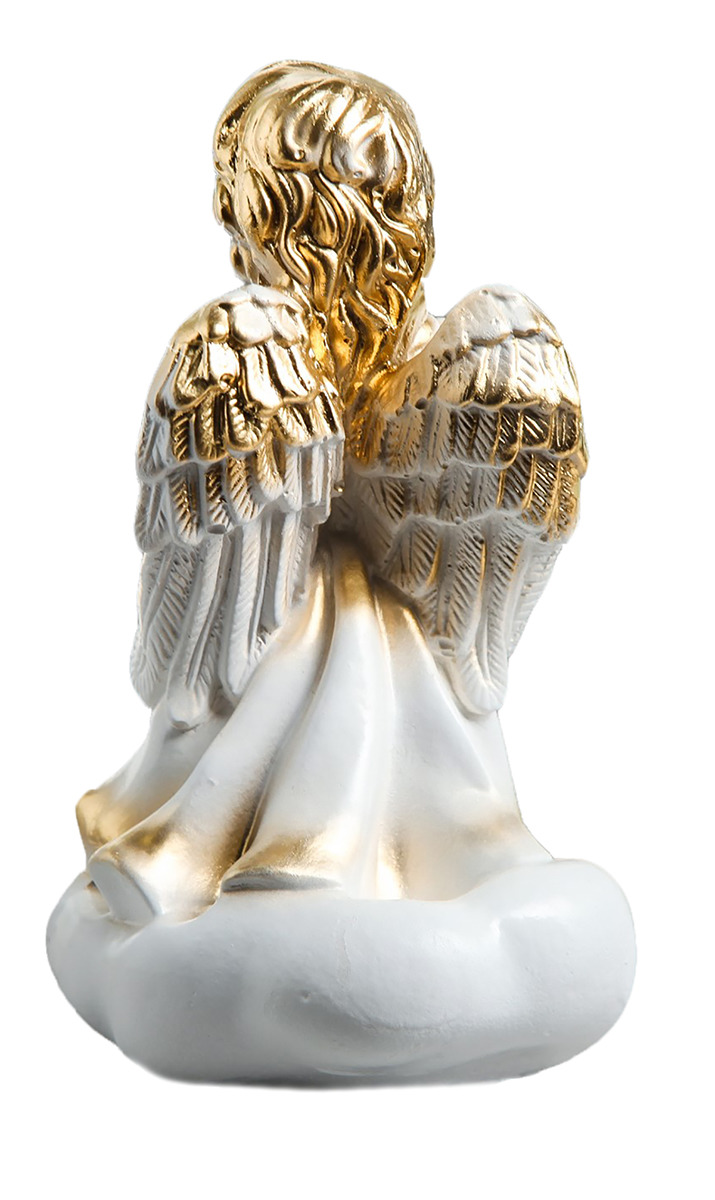 фото Статуэтка Premium Gips Молящийся ангел на облаке, 12 х 12 х 20 см