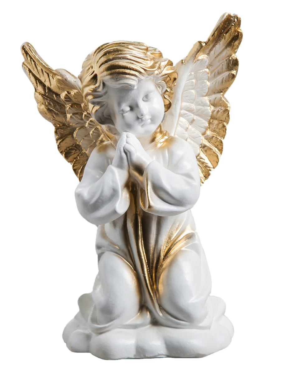 фото Статуэтка Premium Gips Ангел с крыльями, 12 х 19 х 28 см