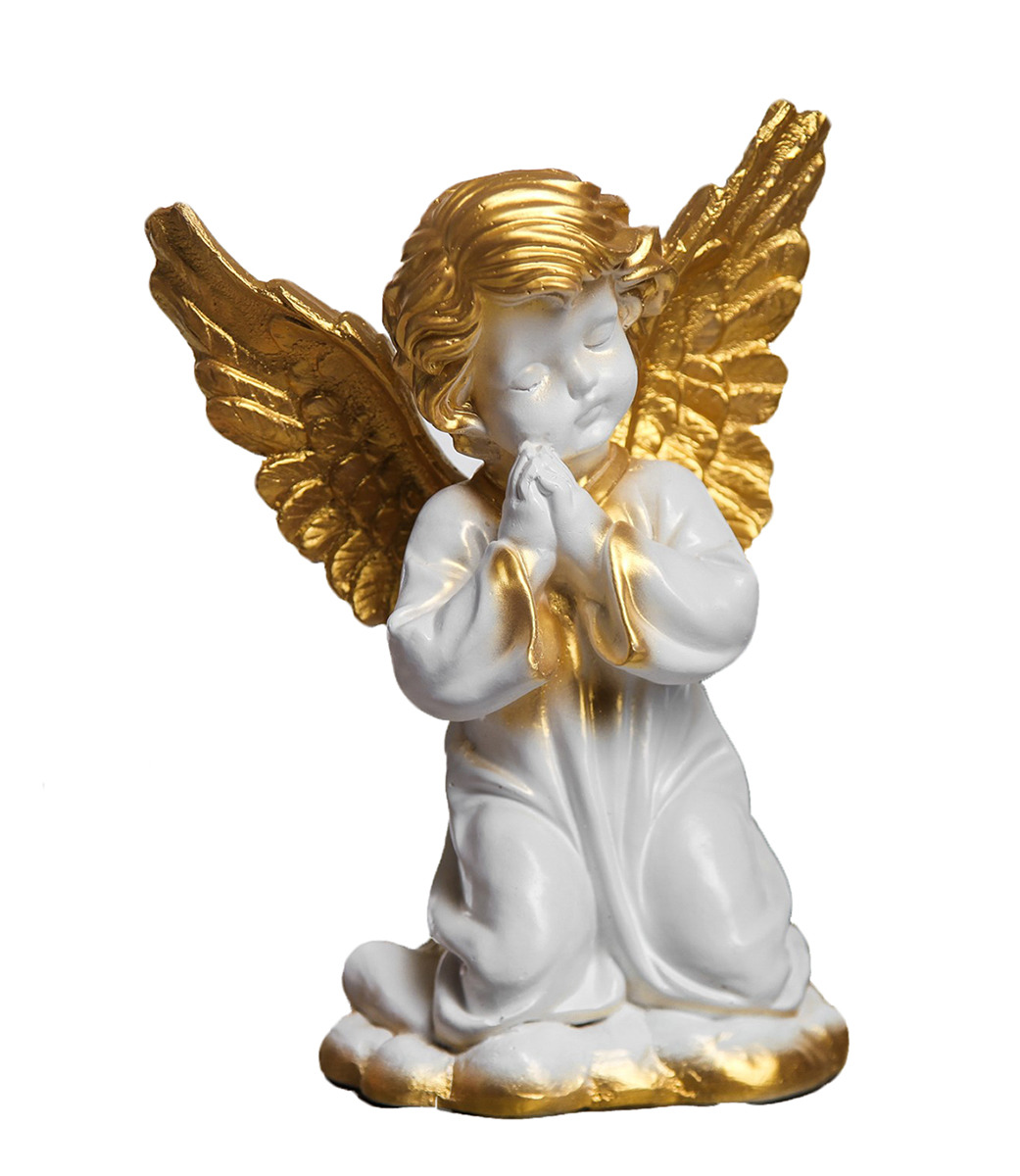 фото Статуэтка Premium Gips Ангел молящийся, 13 х 20 х 28 см