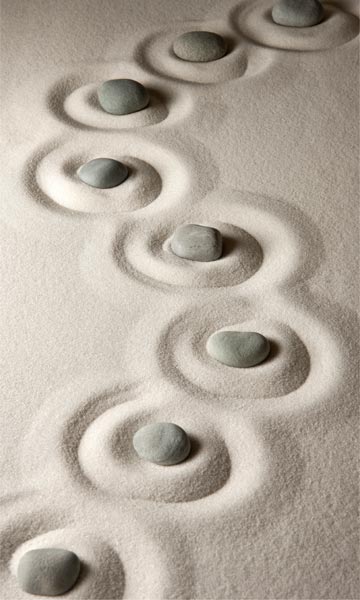 фото Картина Экорамка Песок и камни 30x50 см, Холст