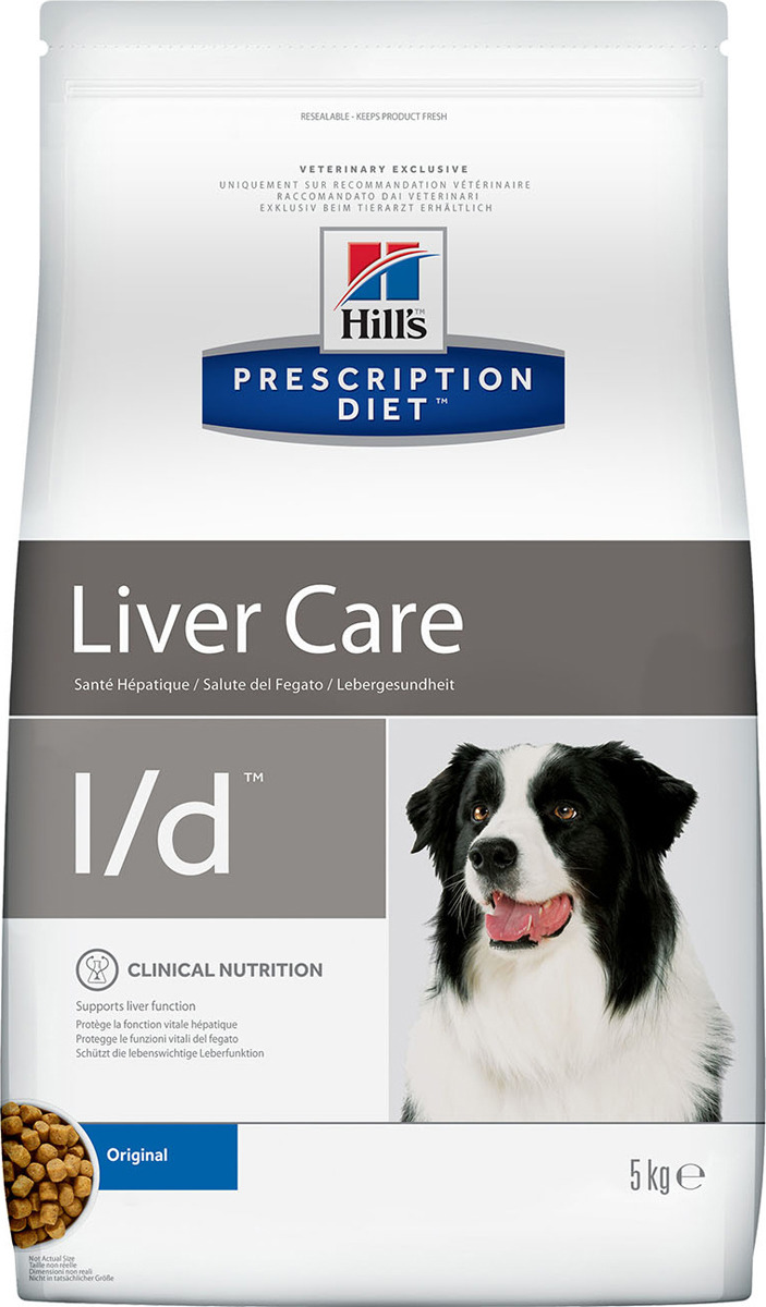 фото Корм сухой Hill's Prescription Diet l/d Liver Care для собак для поддержания здоровья печени, 5 кг