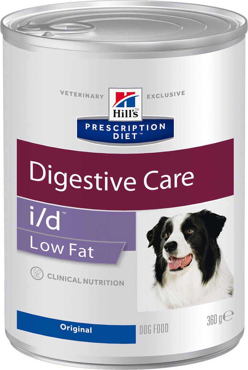 фото Корм влажный Hill's Prescription Diet i/d Low Fat Digestive Care корм для собак для поддержания здоровья ЖКТ и поджелудочной железы, 360 г