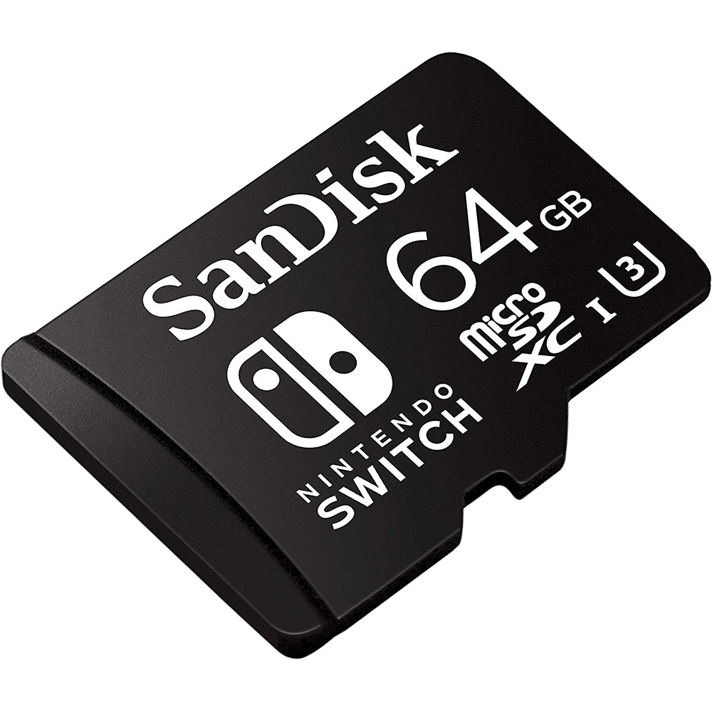 фото Карта памяти SanDisk MicroSD  64GB Class 10 Extreme Nintendo Switch UHS-I (60/100 Mb/s) без адаптера