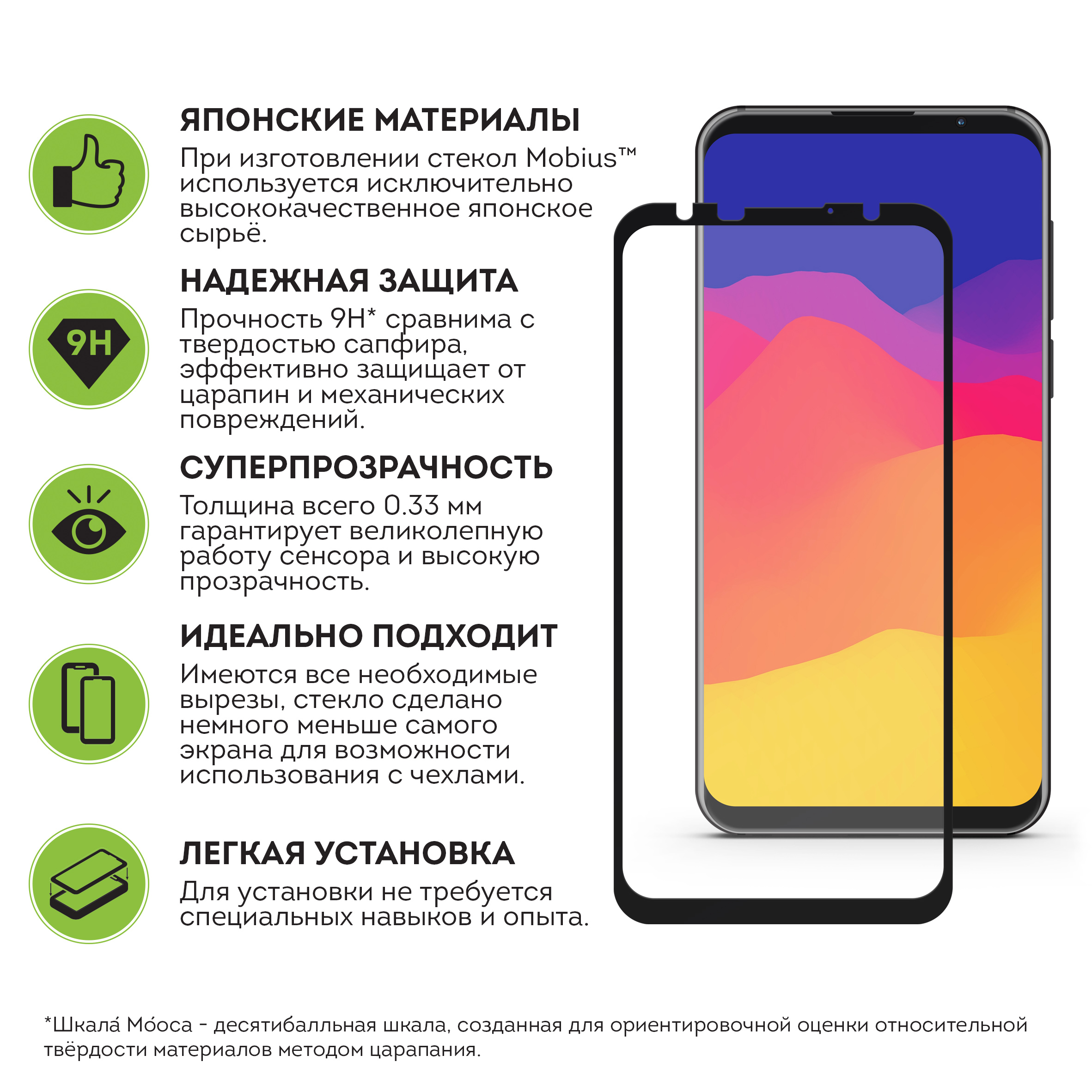 фото Защитное стекло Mobius для Meizu 16th 3D Full Cover (Black)