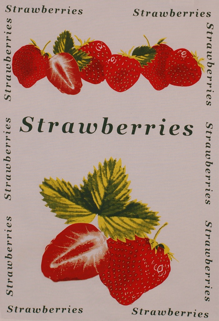 фото Полотенце с печатным рисунком ТекСтиль 507042-4 STRAWBERRIES Текстиль для дома