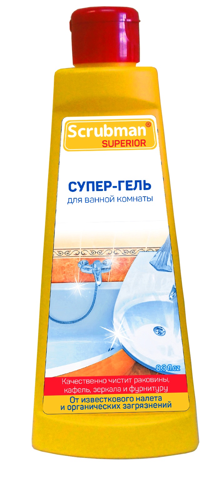 фото Средство для ванной и туалета SCRUBMAN 08008Г