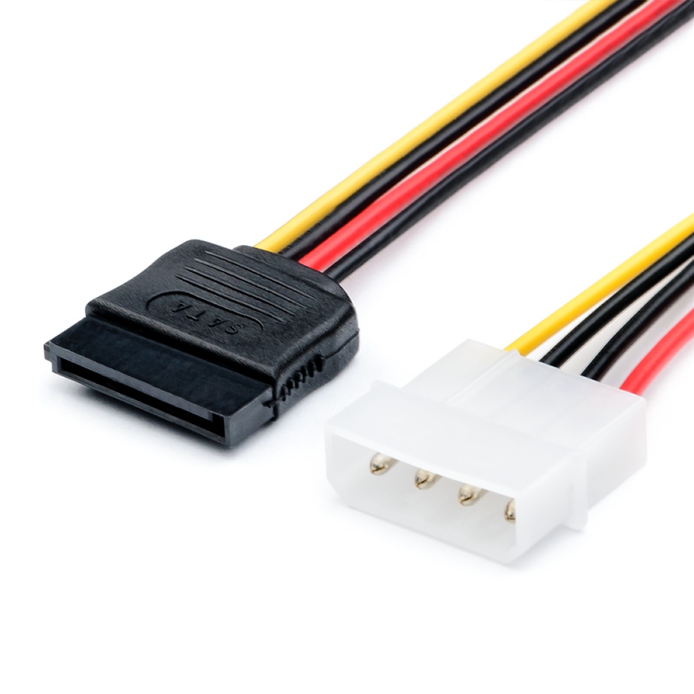 Molex sata. Кабель питания ATCOM Ata Power Supply SATA ат3798. Кабель питания SATA - Molex. Переходник SATA Molex 4 Pin. Переходник питания SATA на Molex 4 Pin.