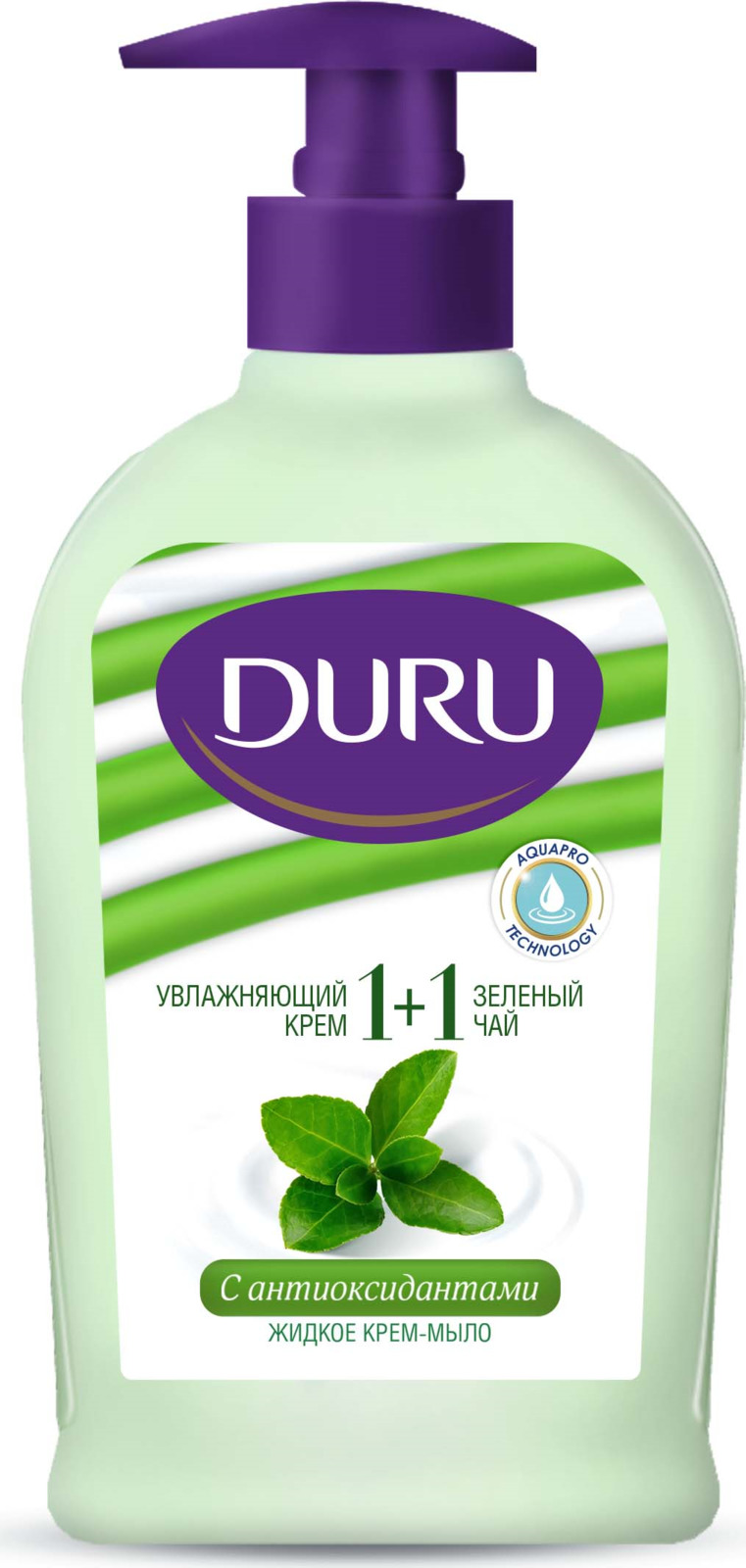 Жидкое мыло Duru 1+1 "Зеленый чай", 300 мл