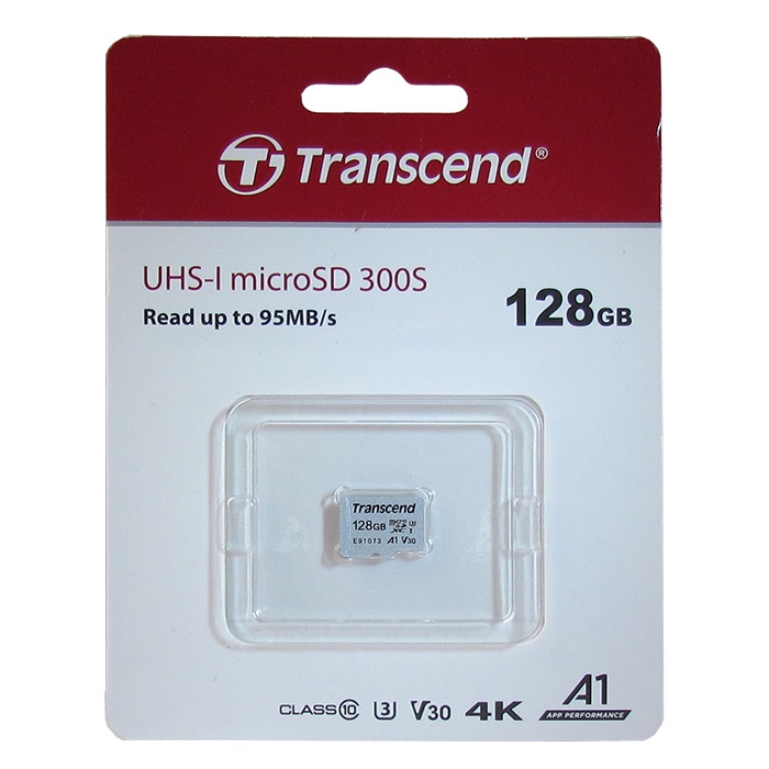 фото Карта памяти Transcend 300S 128GB UHS-I U3, 4К READY