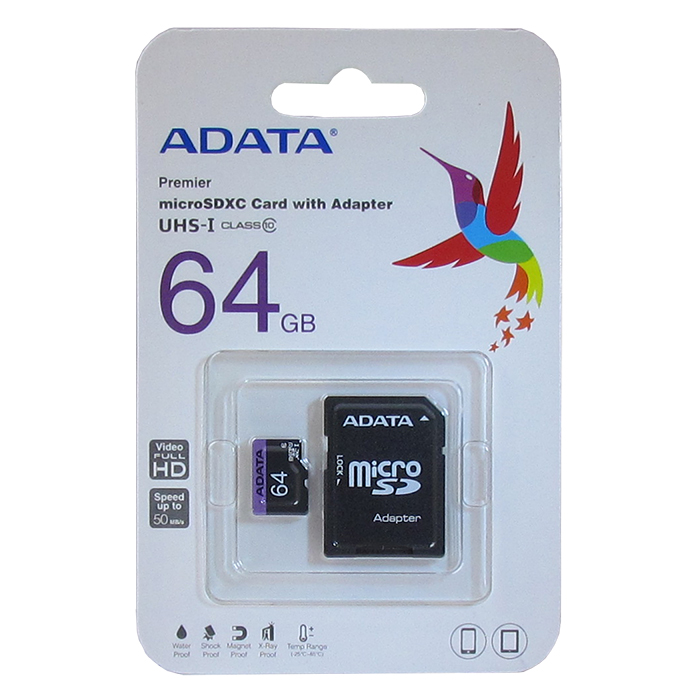 фото Карта памяти ADATA Premier 64GB UHS-I U1