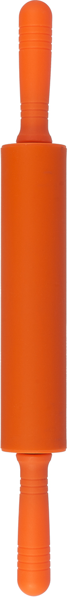 фото Скалка Mayer & Boch, с вращающимся валиком, 28059-1, оранжевый, 47 х 5,3 х 5,3 см