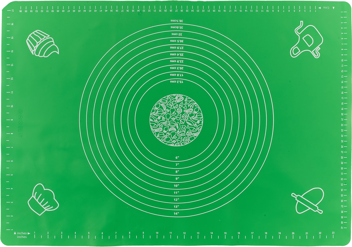 Коврик для теста Mayer & Boch, 88855-3, зеленый, 45 х 65 см