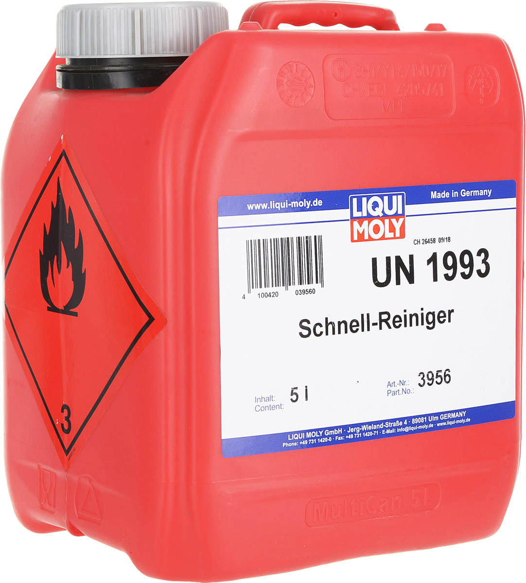 фото Очиститель Liqui Moly "Schnell-Reiniger", быстрый, 4 л