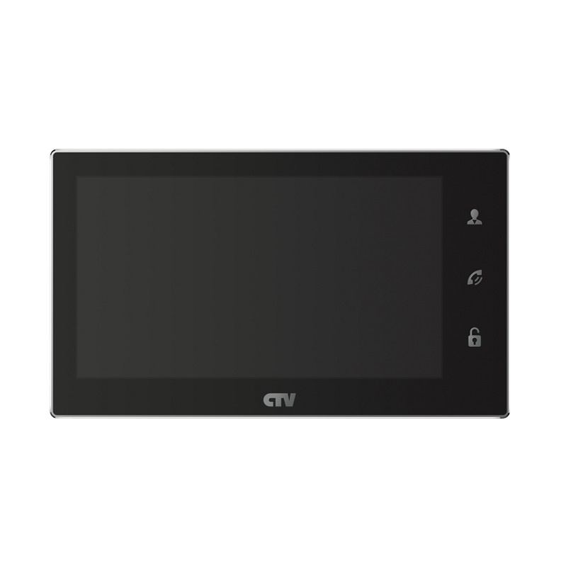 фото Видеодомофон CTV Монитор видеодомофона CTV-M3701 B, цвет черный, черный