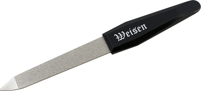 фото Пилка для ногтей металлическая с сапфировым напылением, 10,5 см., W NF1-4BS Weisen