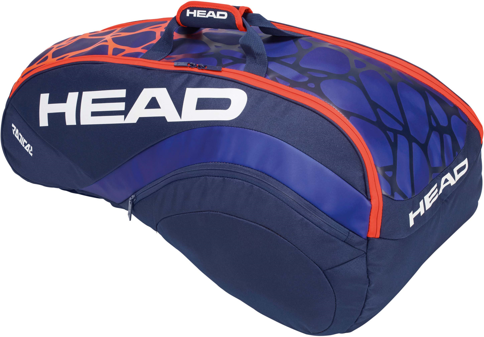 Сумка теннисная Head Radical 9R Supercombi, синий, оранжевый