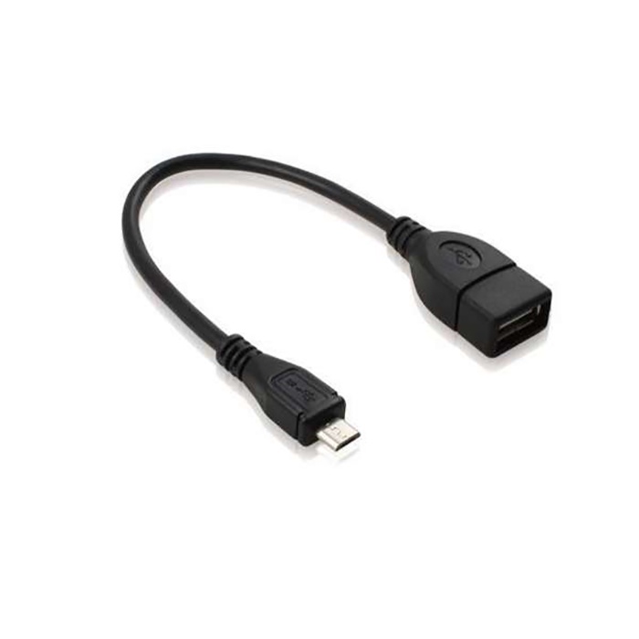 фото Кабель Mobiledata OTG USB 2.0 - microUSB 0.2 м, черный