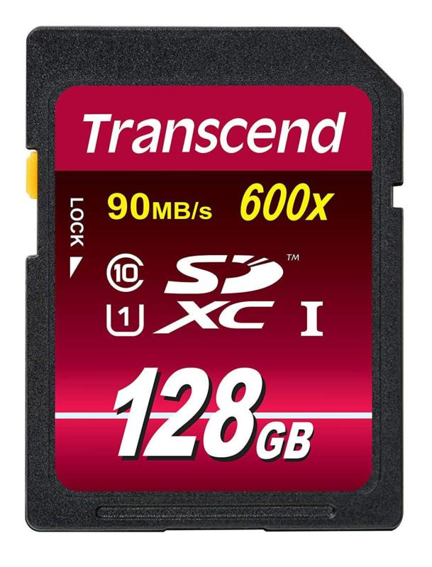 фото Карта памяти Transcend SDXC 128GB  Class 10 UHS-I (600x)