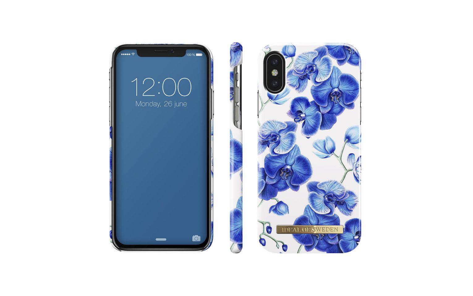 фото Чехол для сотового телефона iDeal Клип-кейс для iPhone X Baby Blue Orchid