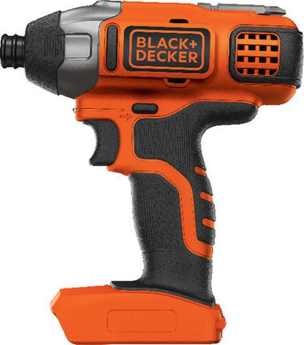 фото Шуруповерт Black & Decker BDCIM18N, аккумуляторный, импульсный, оранжевый, черный Black+decker