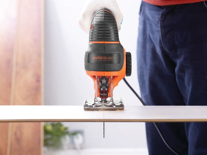 фото Электролобзик Black & Decker Smart Select KS901SEK, оранжевый, черный Black+decker