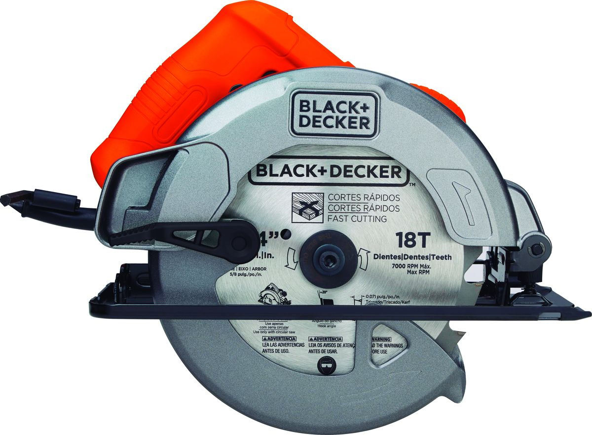 фото Пила дисковая Black & Decker CS1004, оранжевый, черный Black+decker