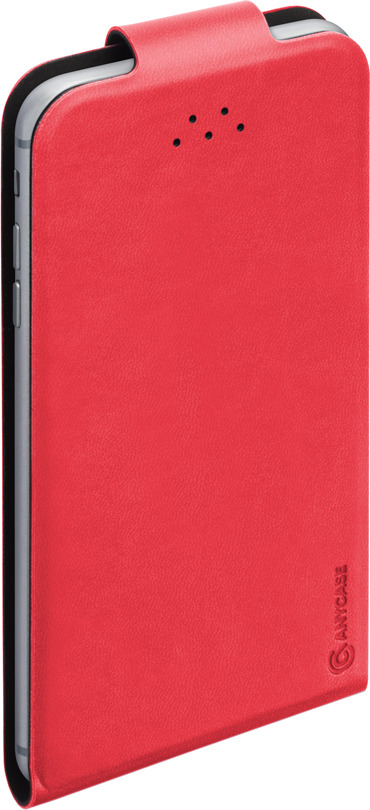 фото Чехол универсальный для сотового телефона AnyCase Flip для смартфонов 3,5"-4,3", красный