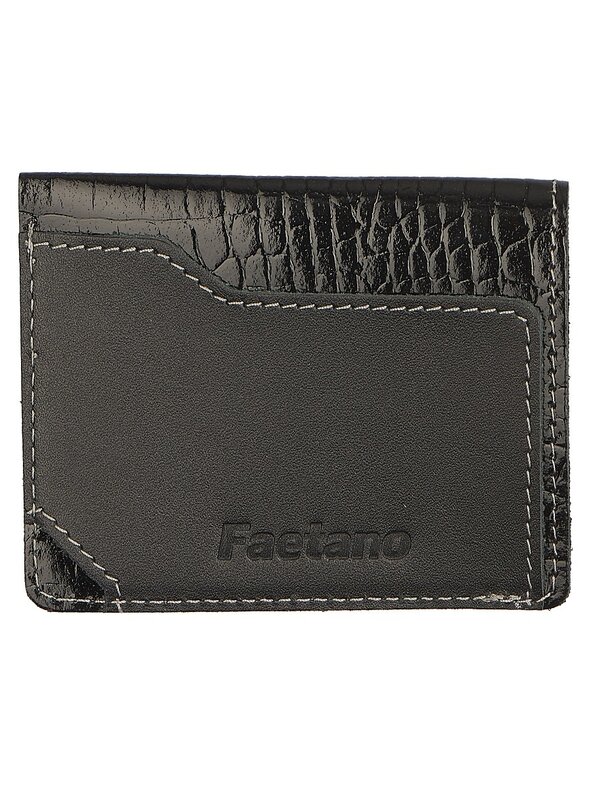 фото Футляр для кредитных карт Faetano KH07, черный