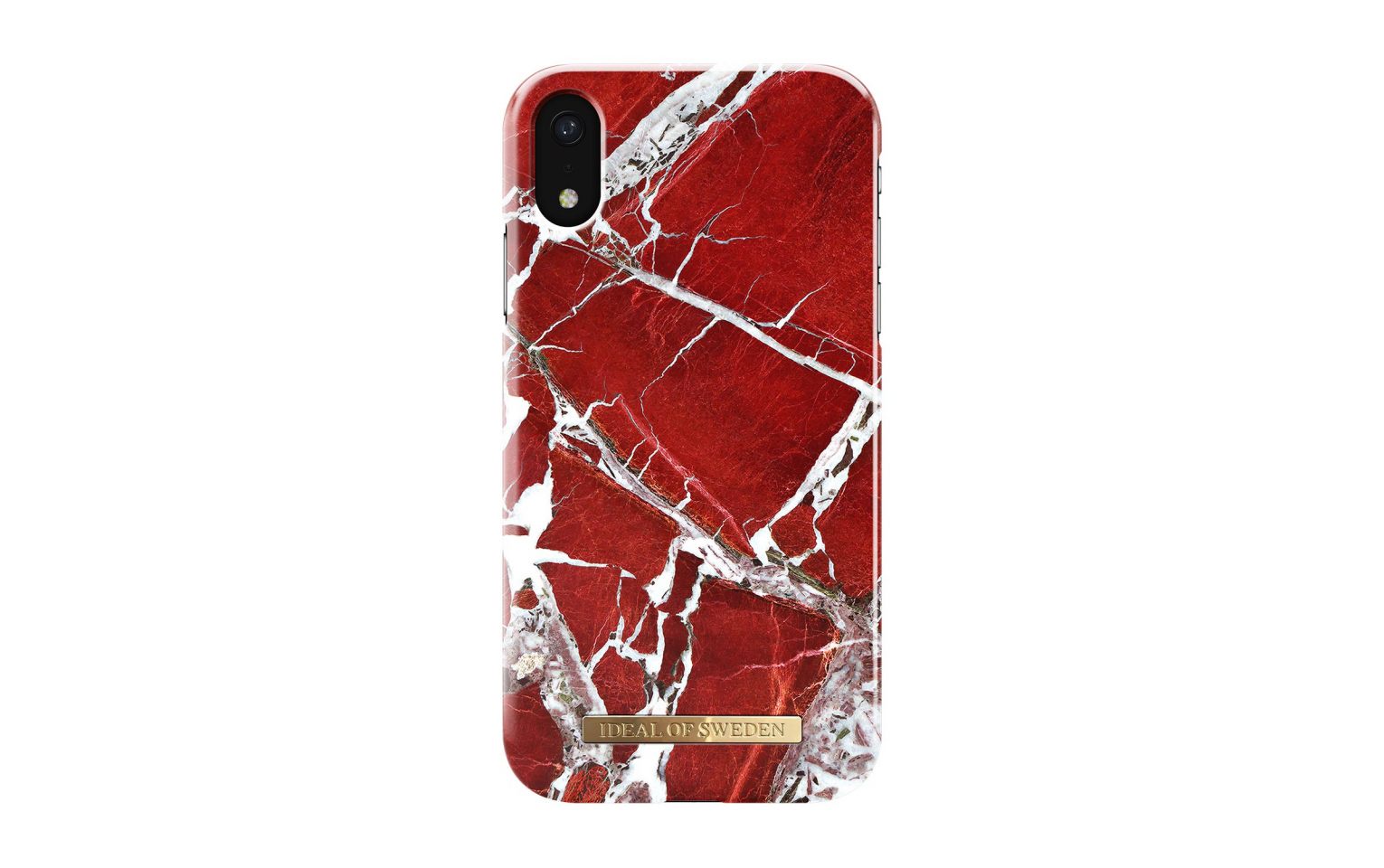 фото Чехол для сотового телефона iDeal Клип-кейс для iPhone XR Scarlet Red Marble