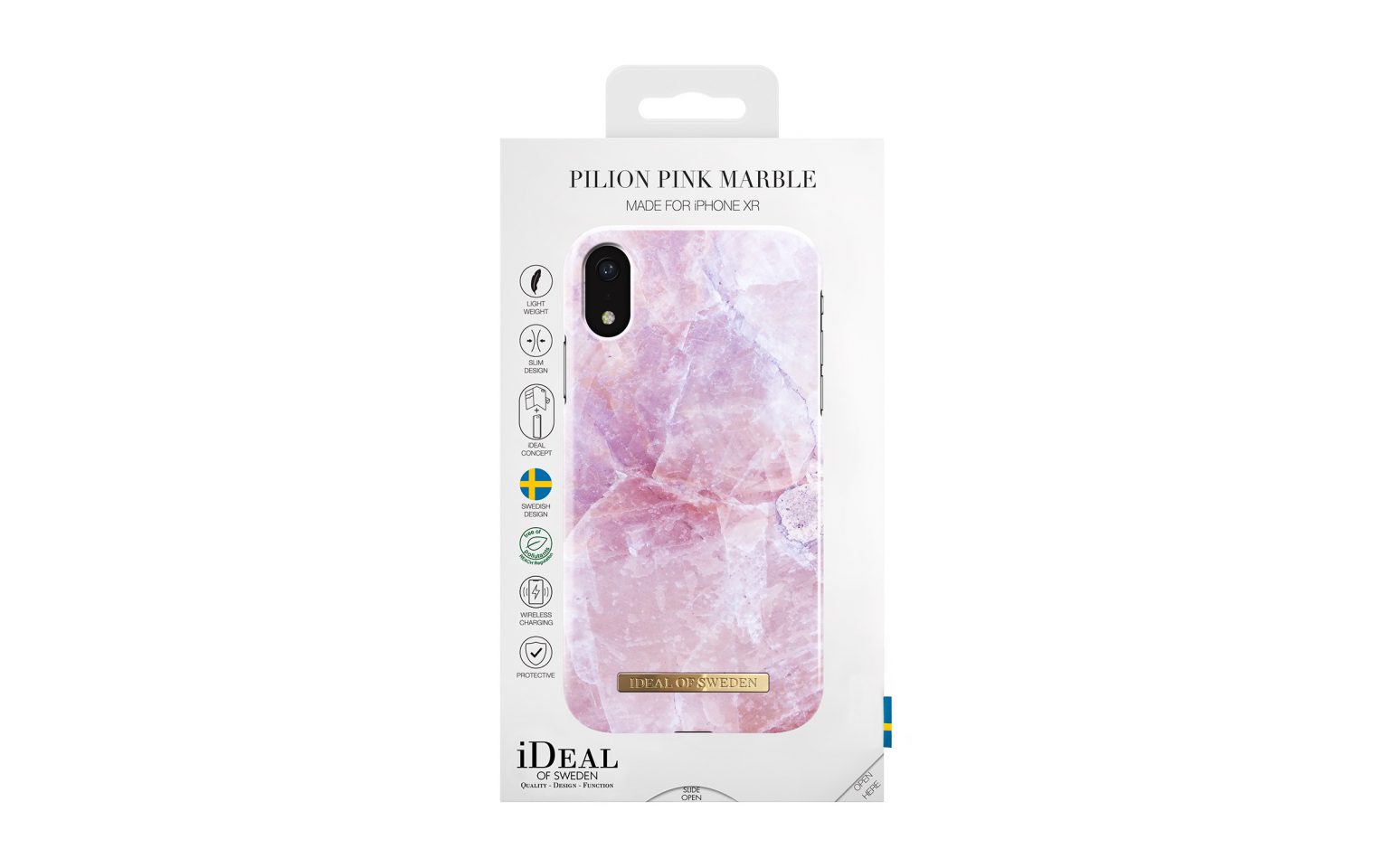 фото Чехол для сотового телефона iDeal Клип-кейс для iPhone XR Pilion Pink Marble