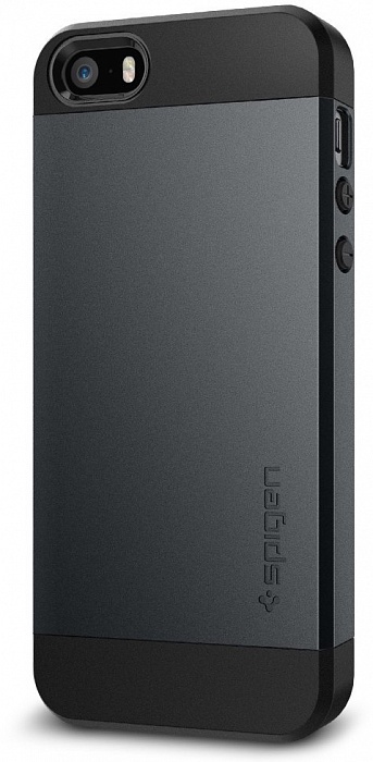 фото Чехол для сотового телефона SGP Slim Armor (041CS20174) для iPhone 5/5S/SE, черный