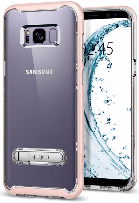 фото Чехол для сотового телефона SGP Crystal Hybrid (565CS21435) для Samsung Galaxy S8, розовый