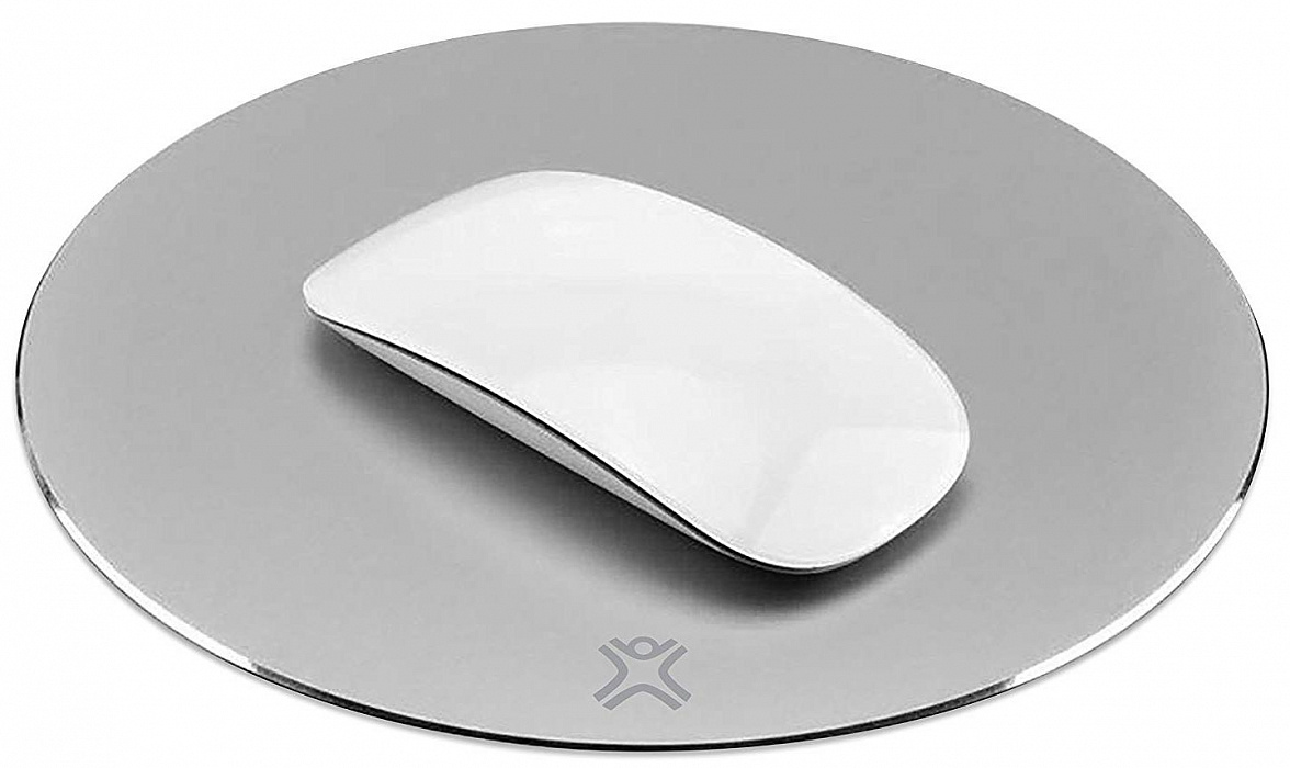 фото Коврик для мыши XtremeMac ROUND ALUMINUM MOUSE PAD, серебристый