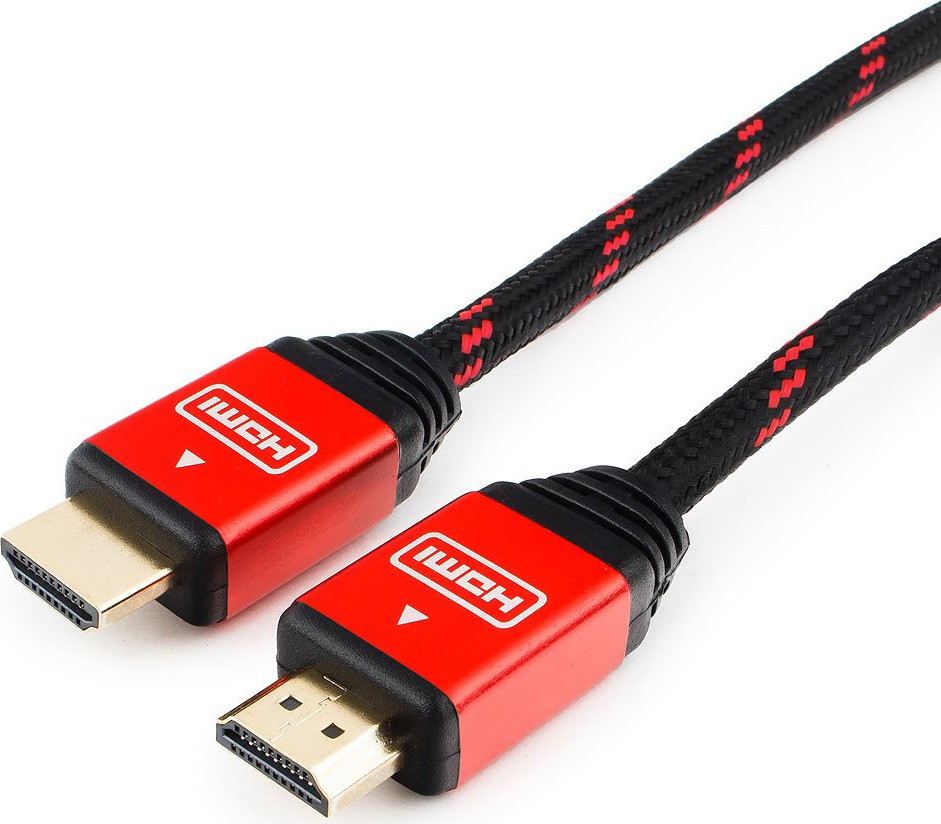 фото Кабель Cablexpert Gold HDMI, 10 м, CC-G-HDMI02-10M, красный