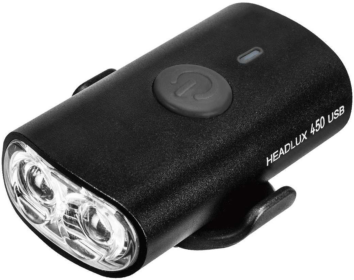 фото Велосипедная фара передняя Topeak Headlux 450 USB, TMS089B, черный