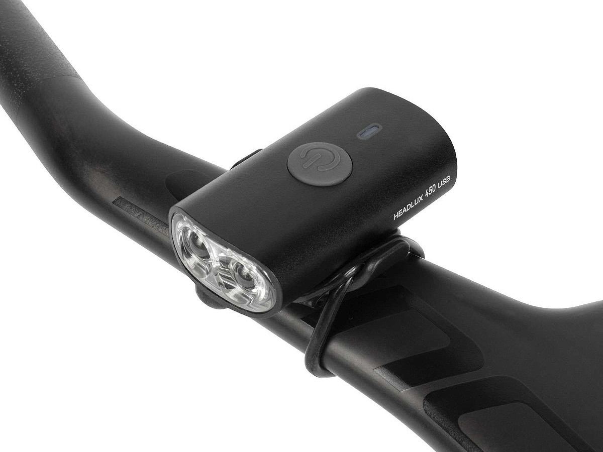 фото Велосипедная фара передняя Topeak Headlux 450 USB, TMS089B, черный