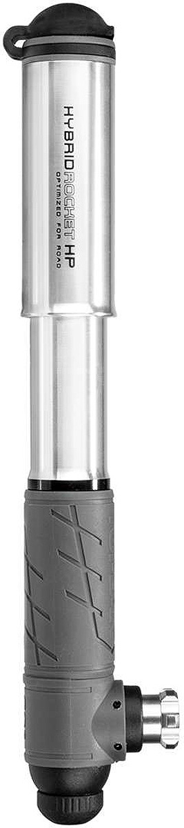 Велосипедный насос Topeak Hybrid Rocket Hp, комбинированный, THR-HP1S, серебристый Велосипедный насос Topeak Hybrid Rocket Hp, комбинированный, THR-HP1S, серебристый