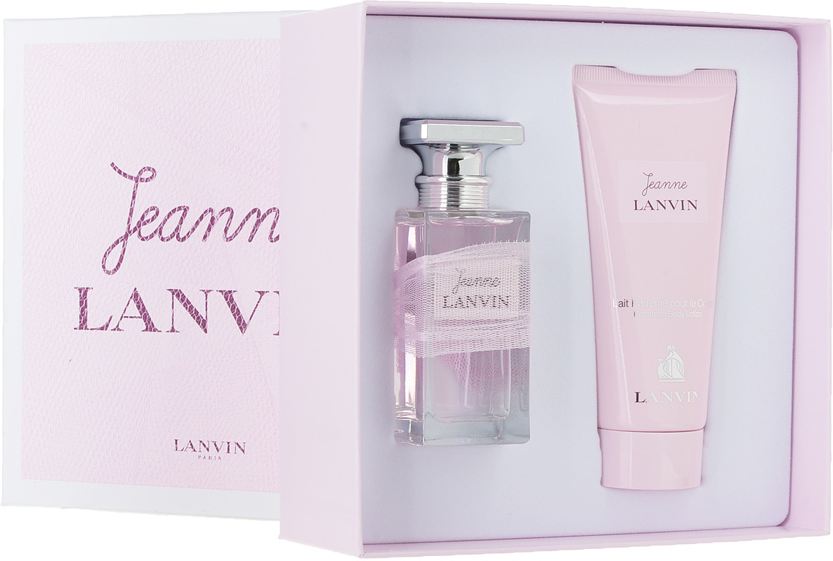 фото Парфюмированный набор Lanvin Jeanne Lady: парфюмерная вода, 50 мл + лосьон, 100 мл