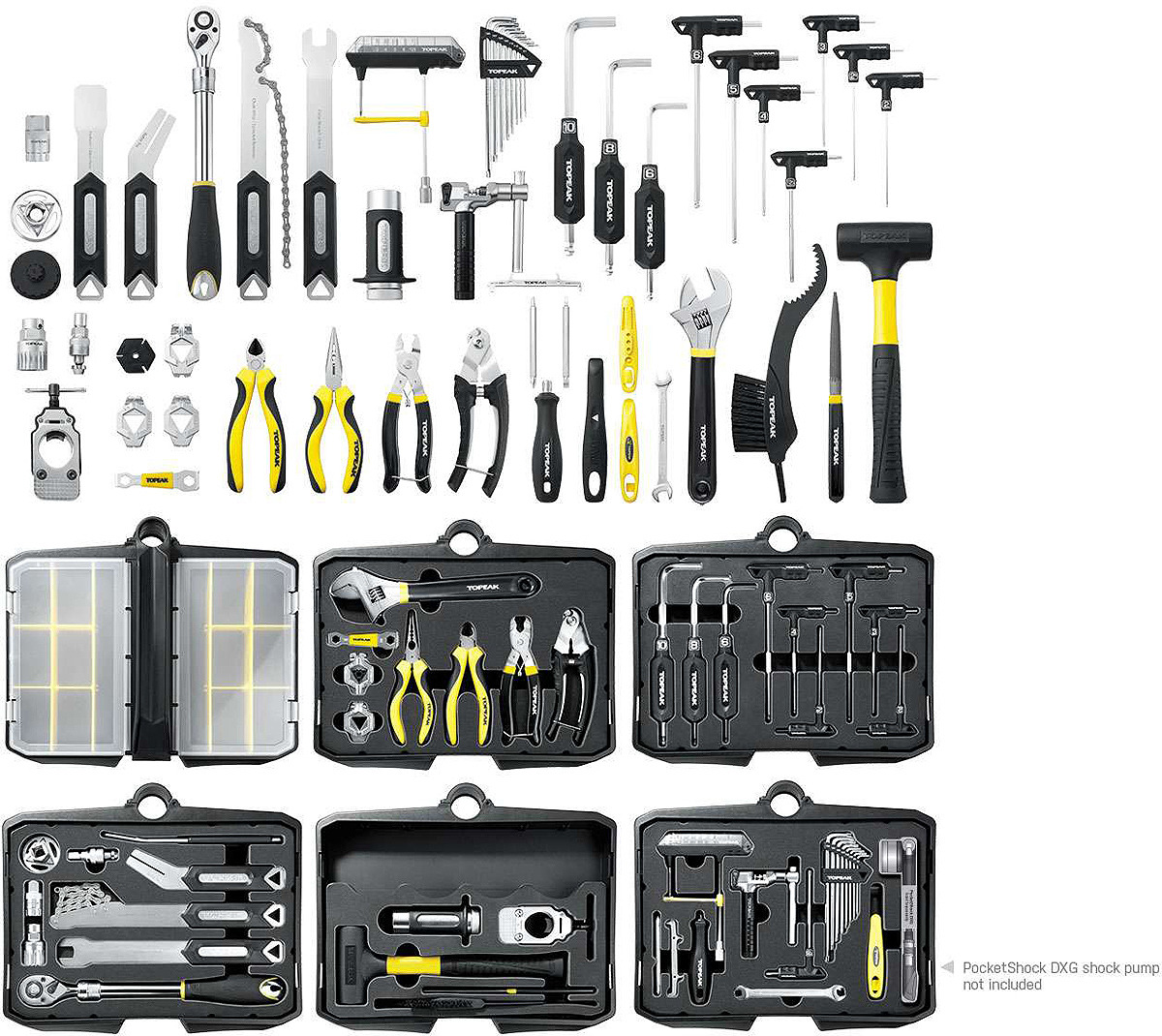 фото Набор инструментов Topeak PrepStation, TPS-03, черный, 40 предметов