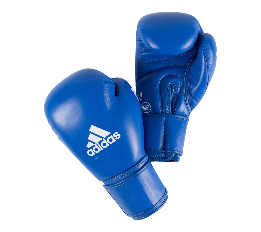 Боксерские перчатки Adidas AIBA, синий